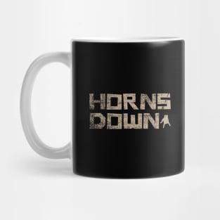 Horns Down Vintage Mug